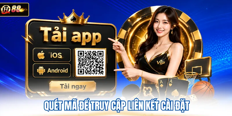Quét mã để truy cập liên kết cài đặt 